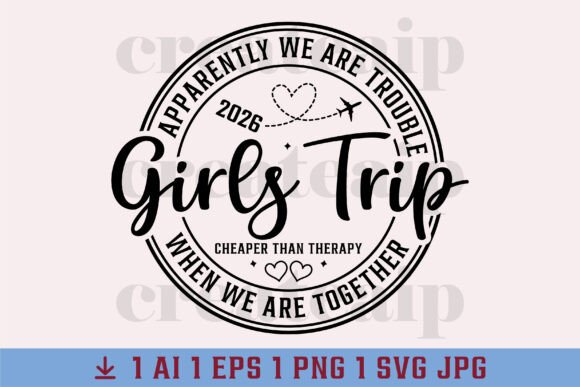 Download Girls Trip SVG Summer Vacation 2026 PNG - Vacation Collection