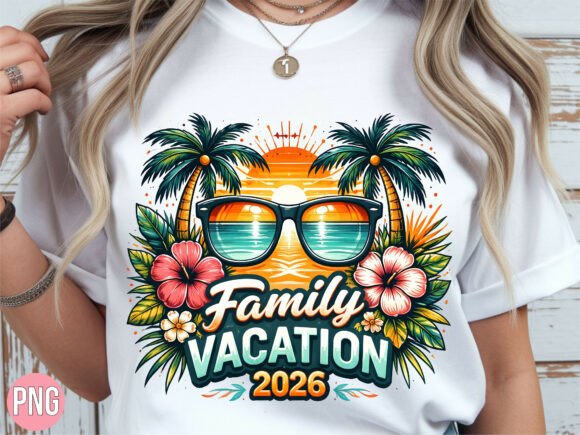 Download Family Vacation 2026 Tropical Summer PNG - Vacation Collection