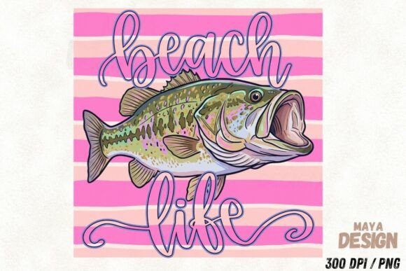 Download Beach Life Fish PNG, Coastal Fishing PNG - Fishing png Collection