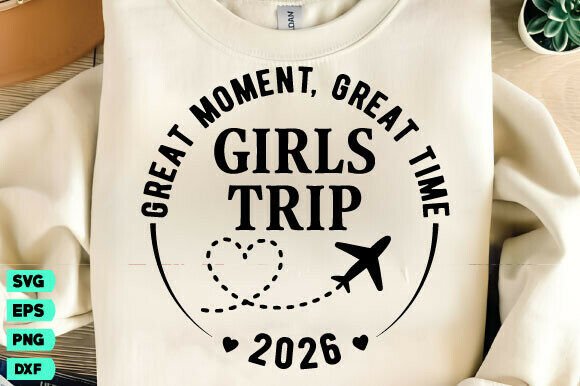 Download Girls Trip 2026 SVG, Summer Vacation PNG - Vacation Collection